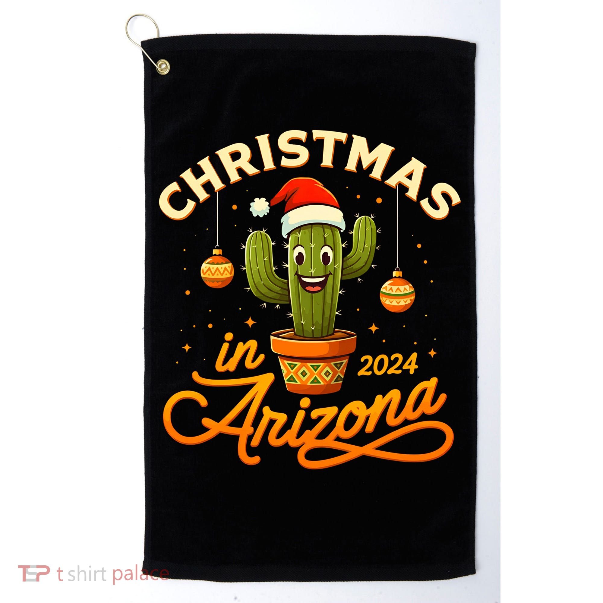 Christmas In 2024 Arizona Golf Towel