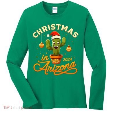 Christmas In 2024 Arizona Women's Long Sleeve Shirt