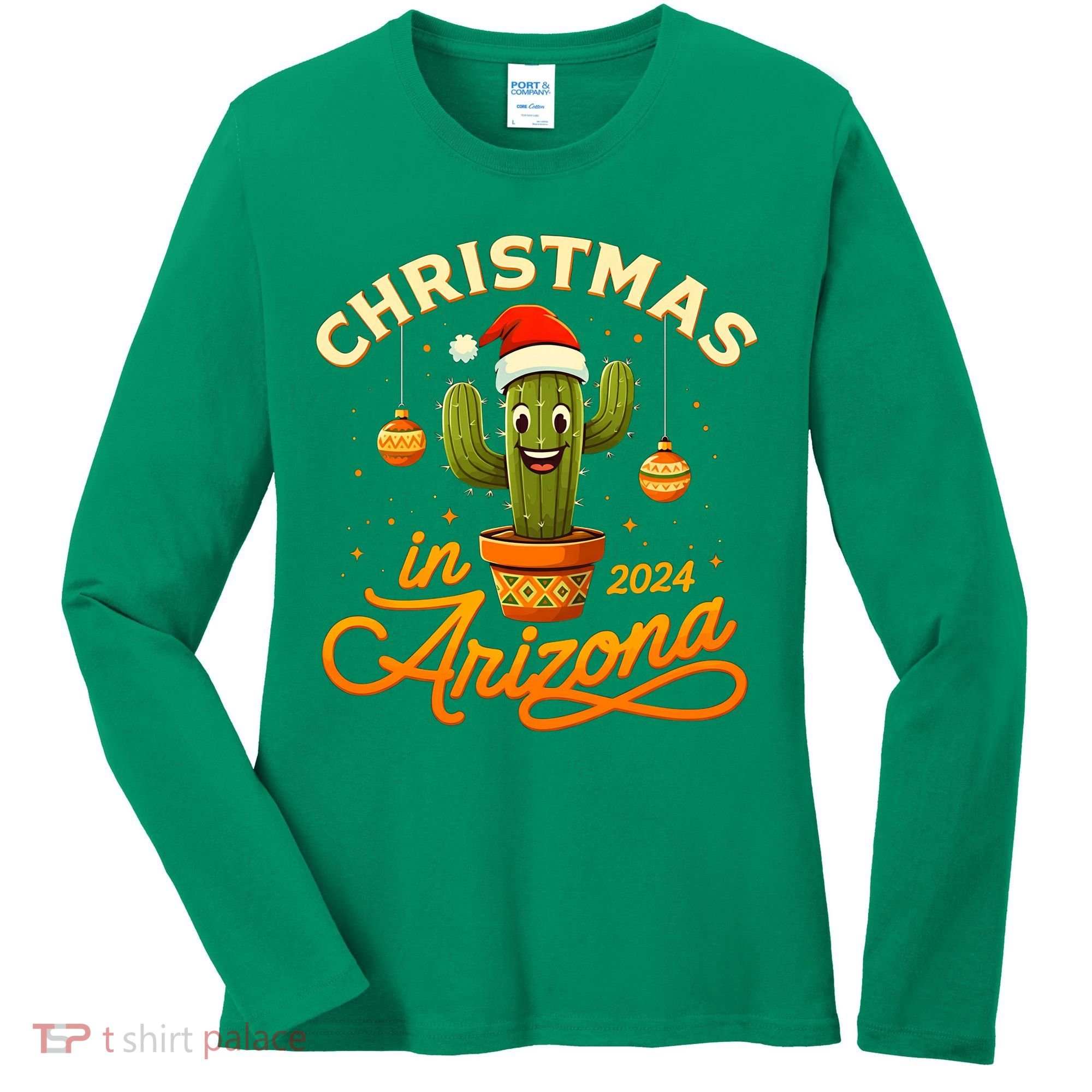 Christmas In 2024 Arizona Women's Long Sleeve Shirt
