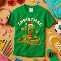 Christmas In 2024 Arizona Kids T-Shirt thumb 3