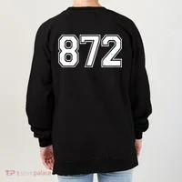 Chicago Illinois Area Code 872 Front And Back Women's Sweatshirt thumb 1