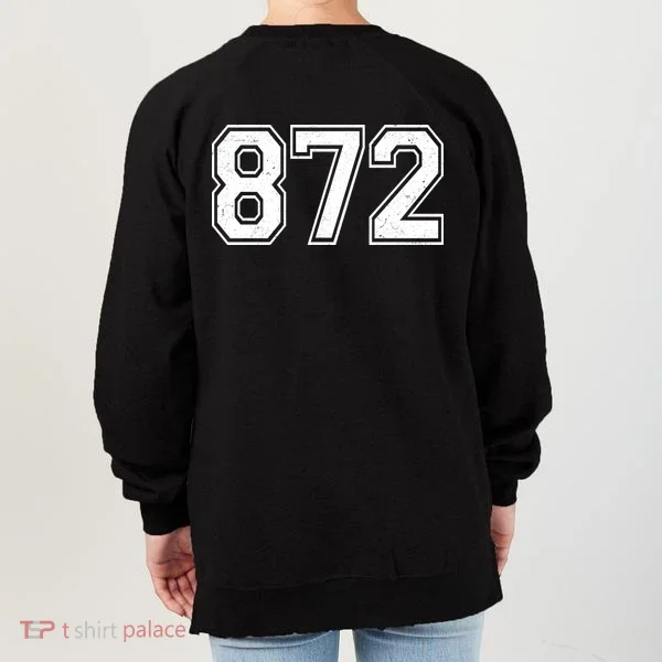 Chicago Illinois Area Code 872 Front And Back Women's Sweatshirt