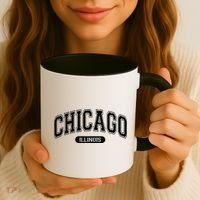 Chicago Illinois Area Code 872 Front And Back Coffee Mug thumb 3