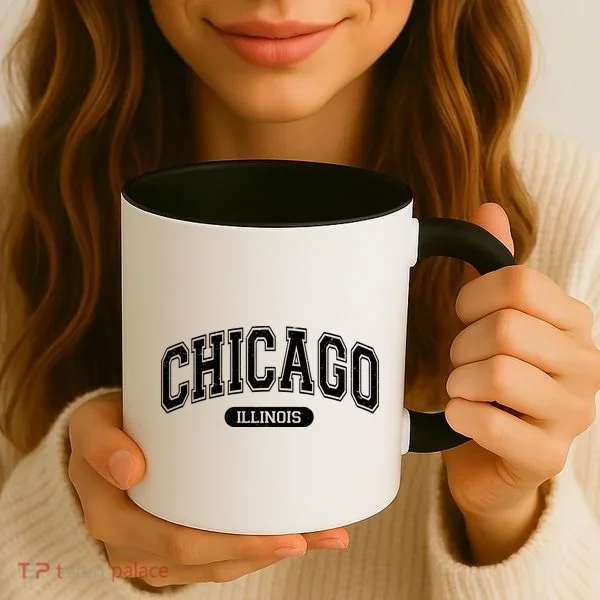 Chicago Illinois Area Code 872 Front And Back Coffee Mug