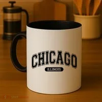 Chicago Illinois Area Code 872 Front And Back Coffee Mug thumb 4