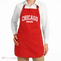 Chicago Illinois Area Code 872 Front And Back Apron thumb 2