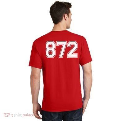 Chicago Illinois Area Code 872 Front And Back T-Shirt back