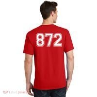 Chicago Illinois Area Code 872 Front And Back T-Shirt thumb 1