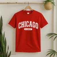 Chicago Illinois Area Code 872 Front And Back T-Shirt thumb 2