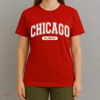 Chicago Illinois Area Code 872 Front And Back T-Shirt thumb 4