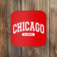 Chicago Illinois Area Code 872 Front And Back Coaster thumb 0