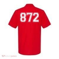 Chicago Illinois Area Code 872 Front And Back Polo thumb 1
