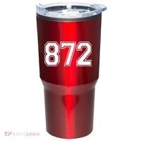 Chicago Illinois Area Code 872 Front And Back Tumbler thumb 1