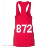 Chicago Illinois Area Code 872 Front And Back Women's Tank Top thumb 4