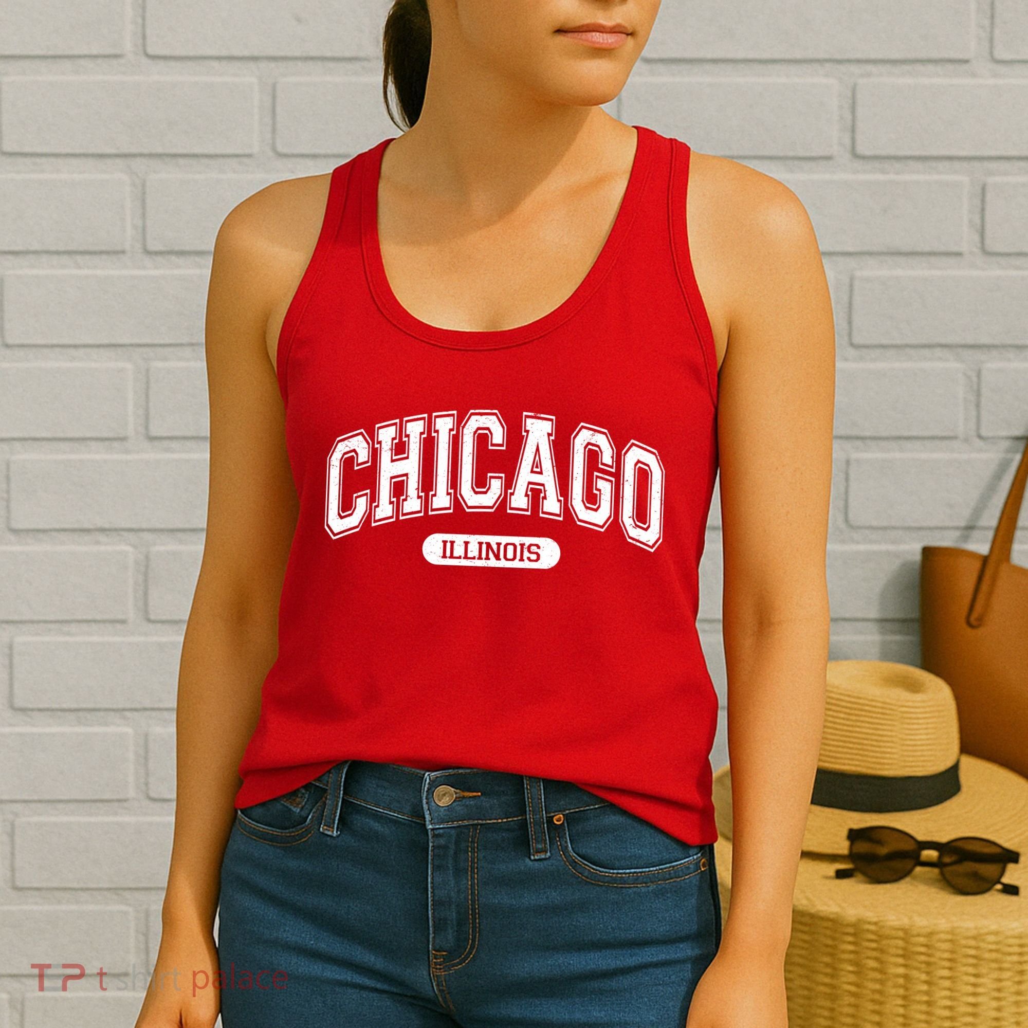 Chicago Illinois Area Code 872 Front And Back Women's Tank Top