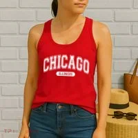 Chicago Illinois Area Code 872 Front And Back Women's Tank Top thumb 2
