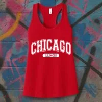Chicago Illinois Area Code 872 Front And Back Women's Tank Top thumb 3