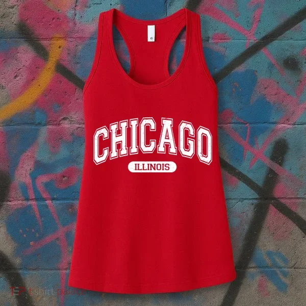 Chicago Illinois Area Code 872 Front And Back Women's Tank Top