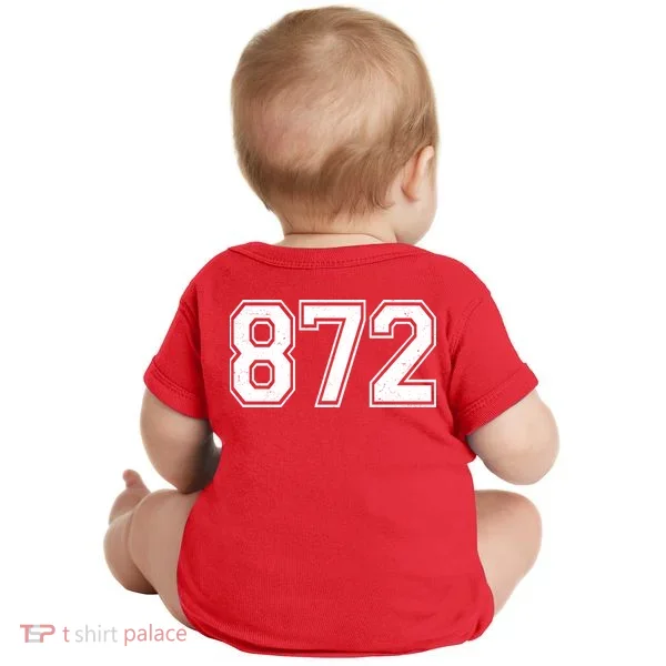 Chicago Illinois Area Code 872 Front And Back Baby Bodysuit