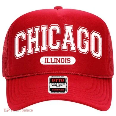 Chicago Illinois Area Code 872 Front And Back Hat