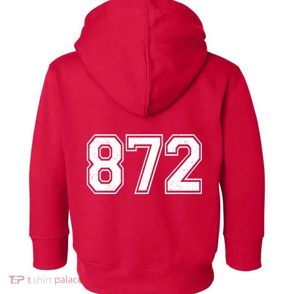 Chicago Illinois Area Code 872 Front And Back Toddler Hoodie