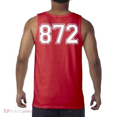 Chicago Illinois Area Code 872 Front And Back Tank Top back