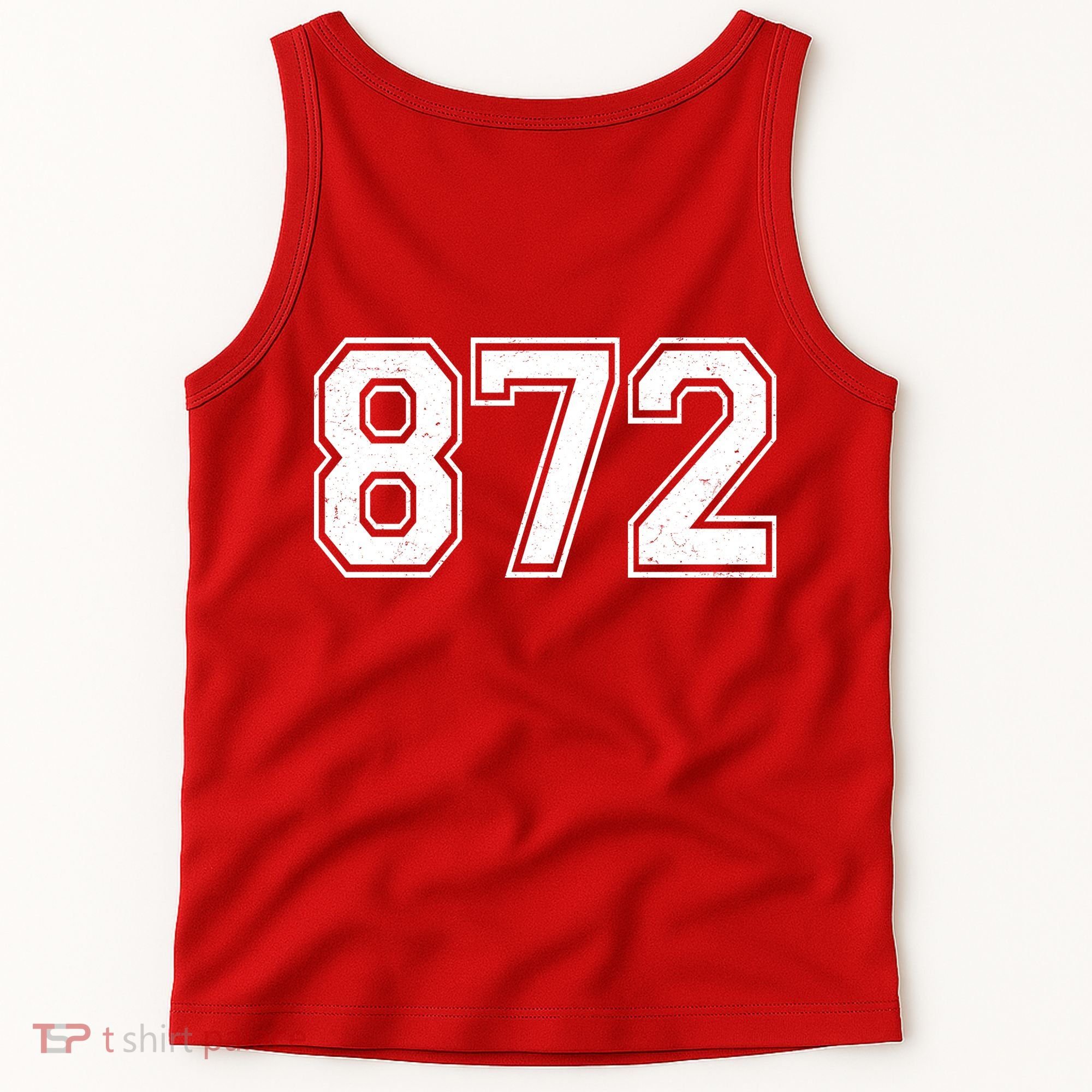 Chicago Illinois Area Code 872 Front And Back Tank Top