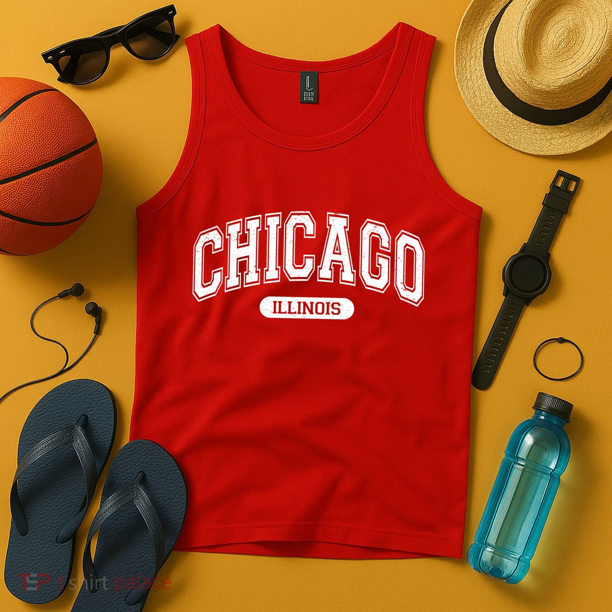 Chicago Illinois Area Code 872 Front And Back Tank Top