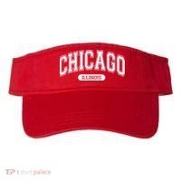 Chicago Illinois Area Code 872 Front And Back Visor thumb 0