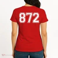 Chicago Illinois Area Code 872 Front And Back Women's T-Shirt thumb 1