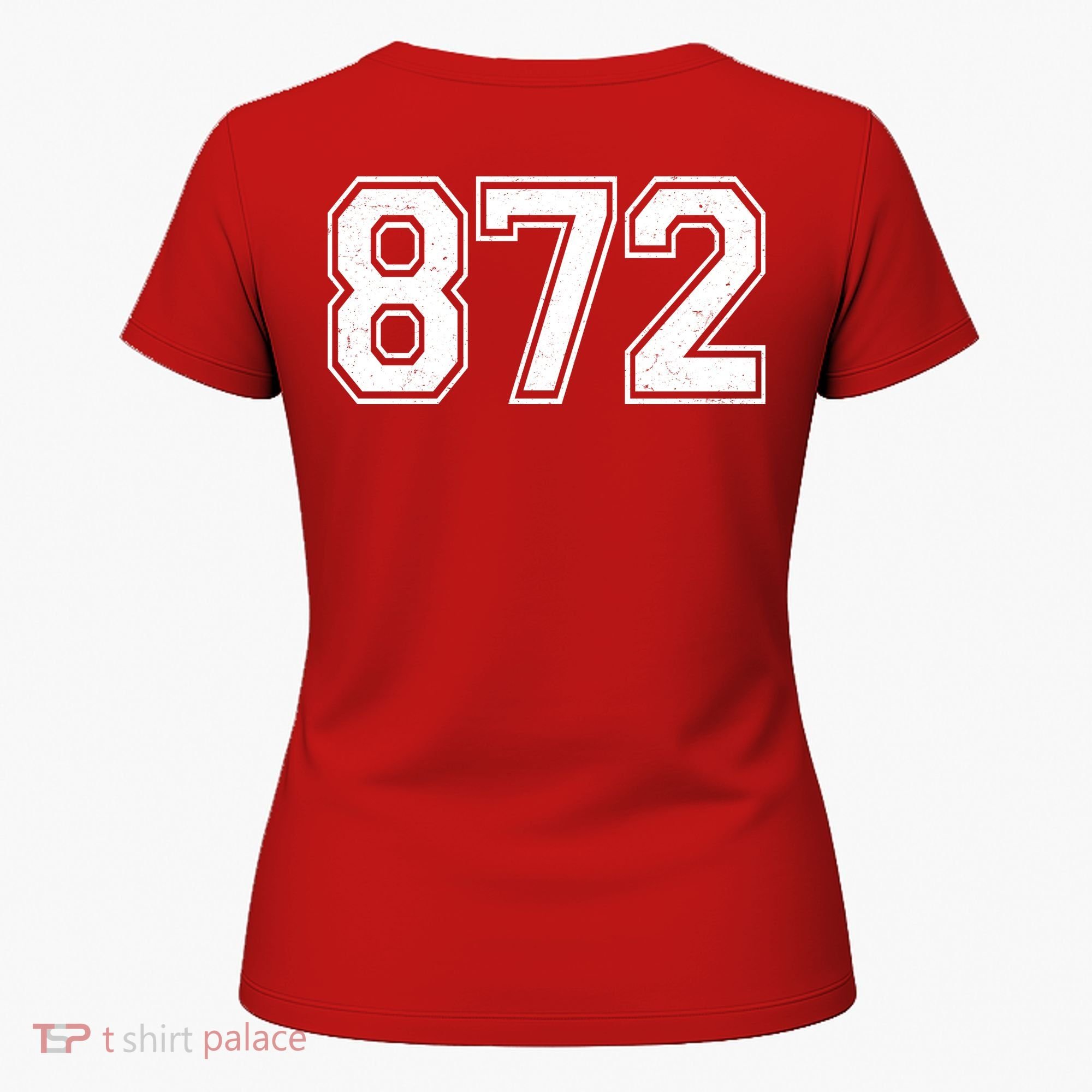 Chicago Illinois Area Code 872 Front And Back Women's T-Shirt