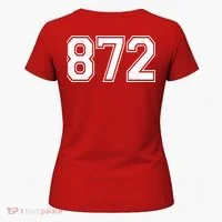Chicago Illinois Area Code 872 Front And Back Women's T-Shirt thumb 5