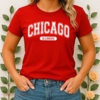 Chicago Illinois Area Code 872 Front And Back Women's T-Shirt thumb 2