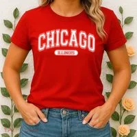 Chicago Illinois Area Code 872 Front And Back Women's T-Shirt thumb 2