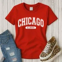 Chicago Illinois Area Code 872 Front And Back Women's T-Shirt thumb 3