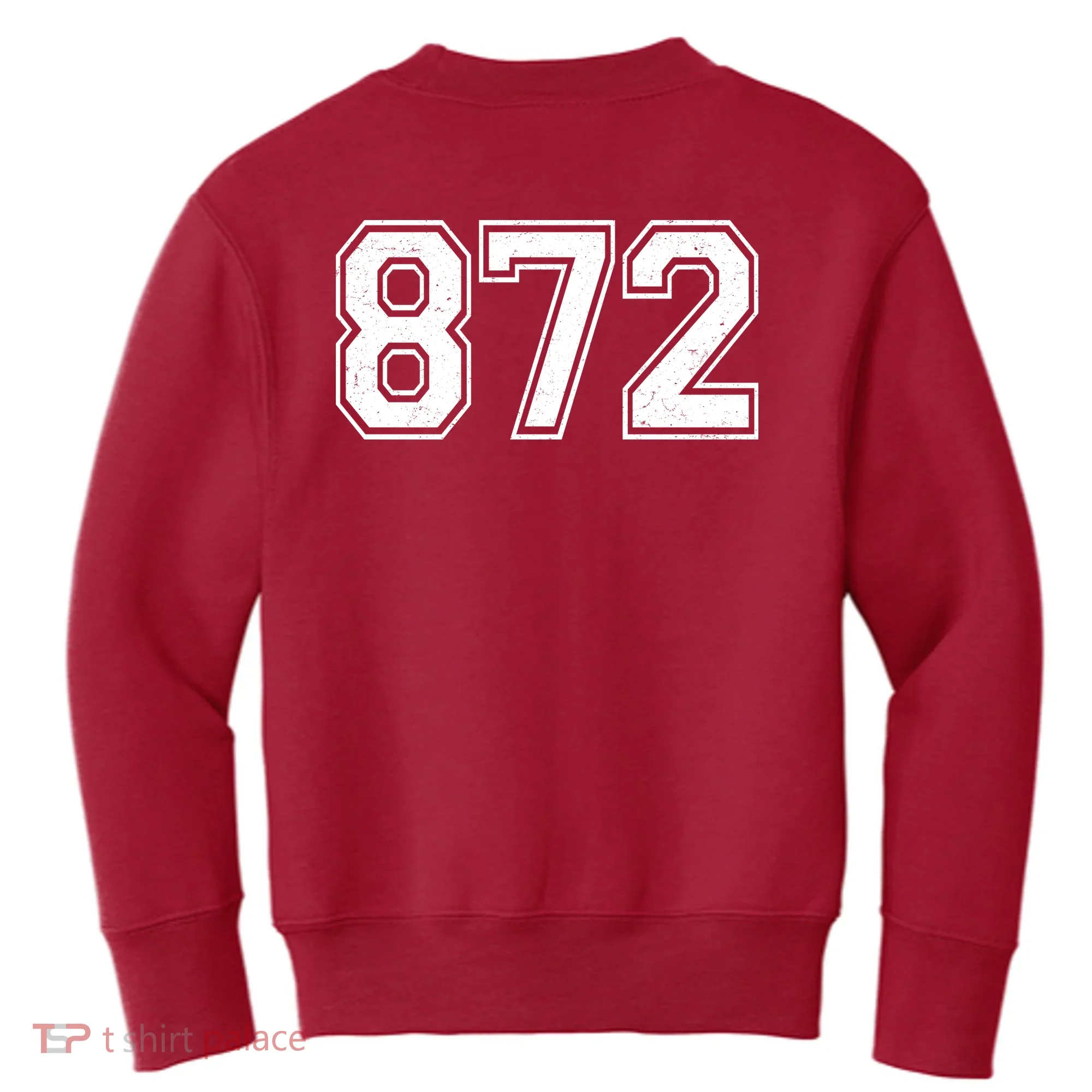 Chicago Illinois Area Code 872 Front And Back Kids Sweatshirt