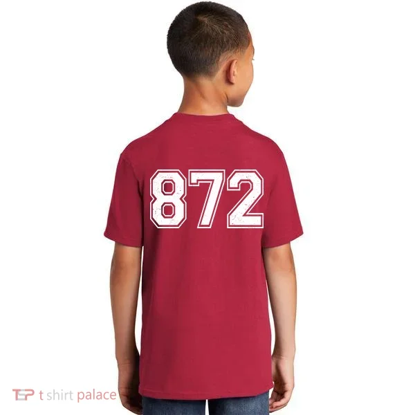 Chicago Illinois Area Code 872 Front And Back Kids T-Shirt