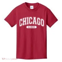 Chicago Illinois Area Code 872 Front And Back Kids T-Shirt thumb 0