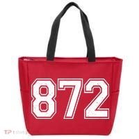 Chicago Illinois Area Code 872 Front And Back Tote Bag thumb 1