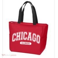 Chicago Illinois Area Code 872 Front And Back Tote Bag thumb 3