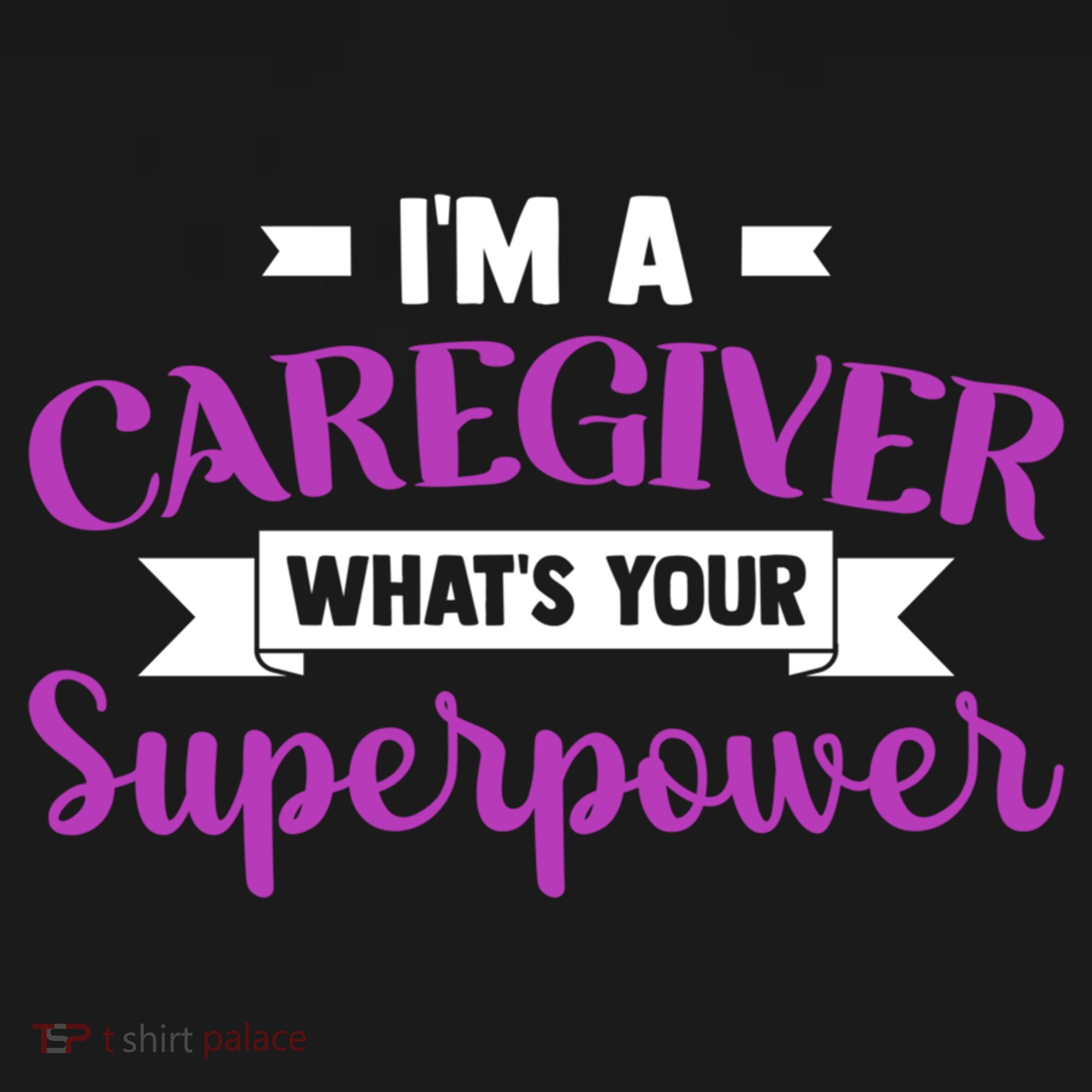Caregiving I'm A Caregiver What's Your Superpower Nursing Gift Kids Sweatshirt