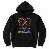 Choose Include Autism Day Teacher School Hoodie thumb 0