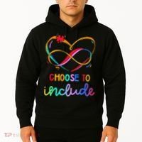 Choose Include Autism Day Teacher School Hoodie thumb 2