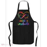 Choose Include Autism Day Teacher School Apron thumb 0
