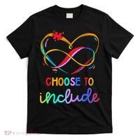 Choose Include Autism Day Teacher School T-Shirt thumb 0