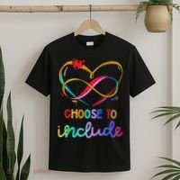 Choose Include Autism Day Teacher School T-Shirt thumb 2