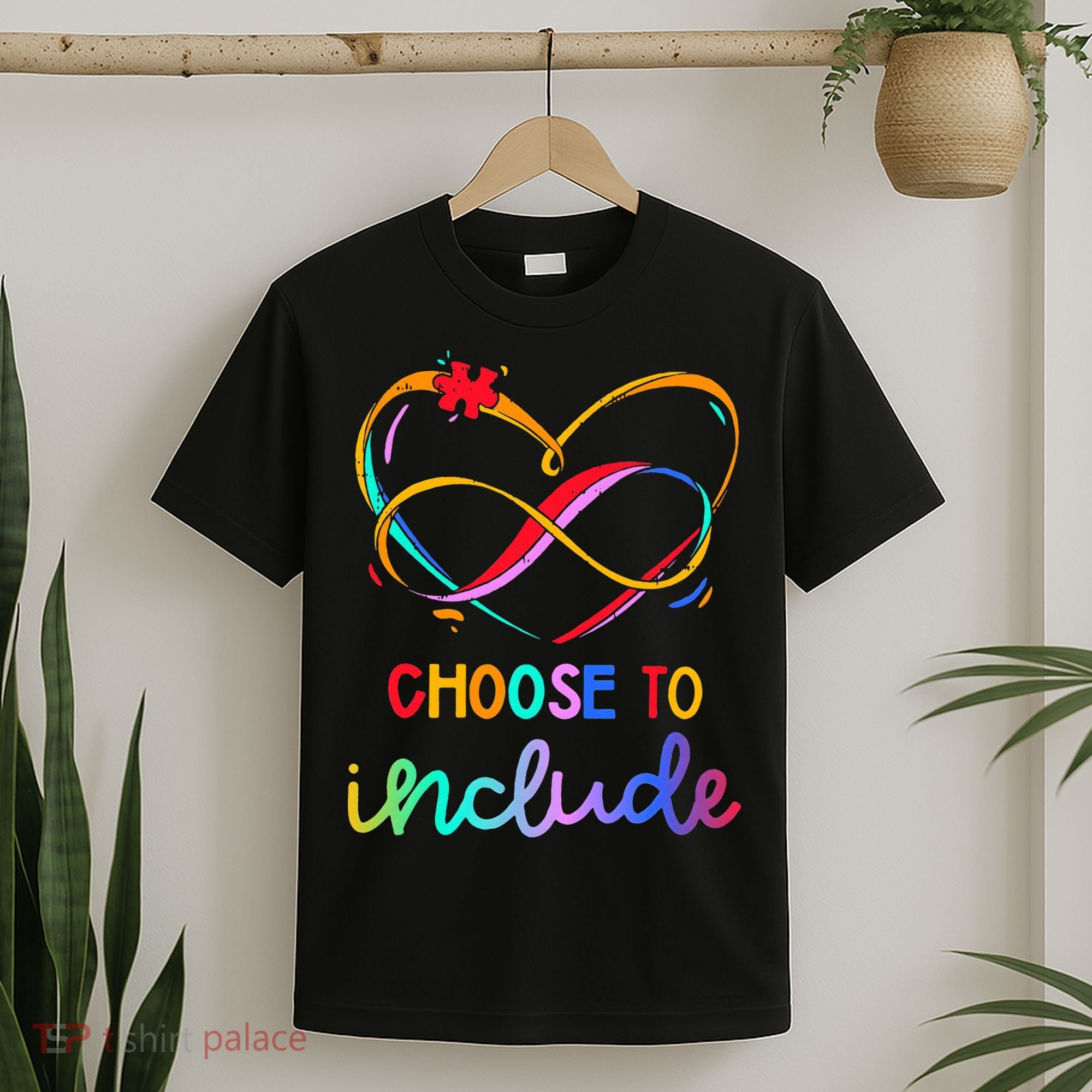 Choose Include Autism Day Teacher School T-Shirt