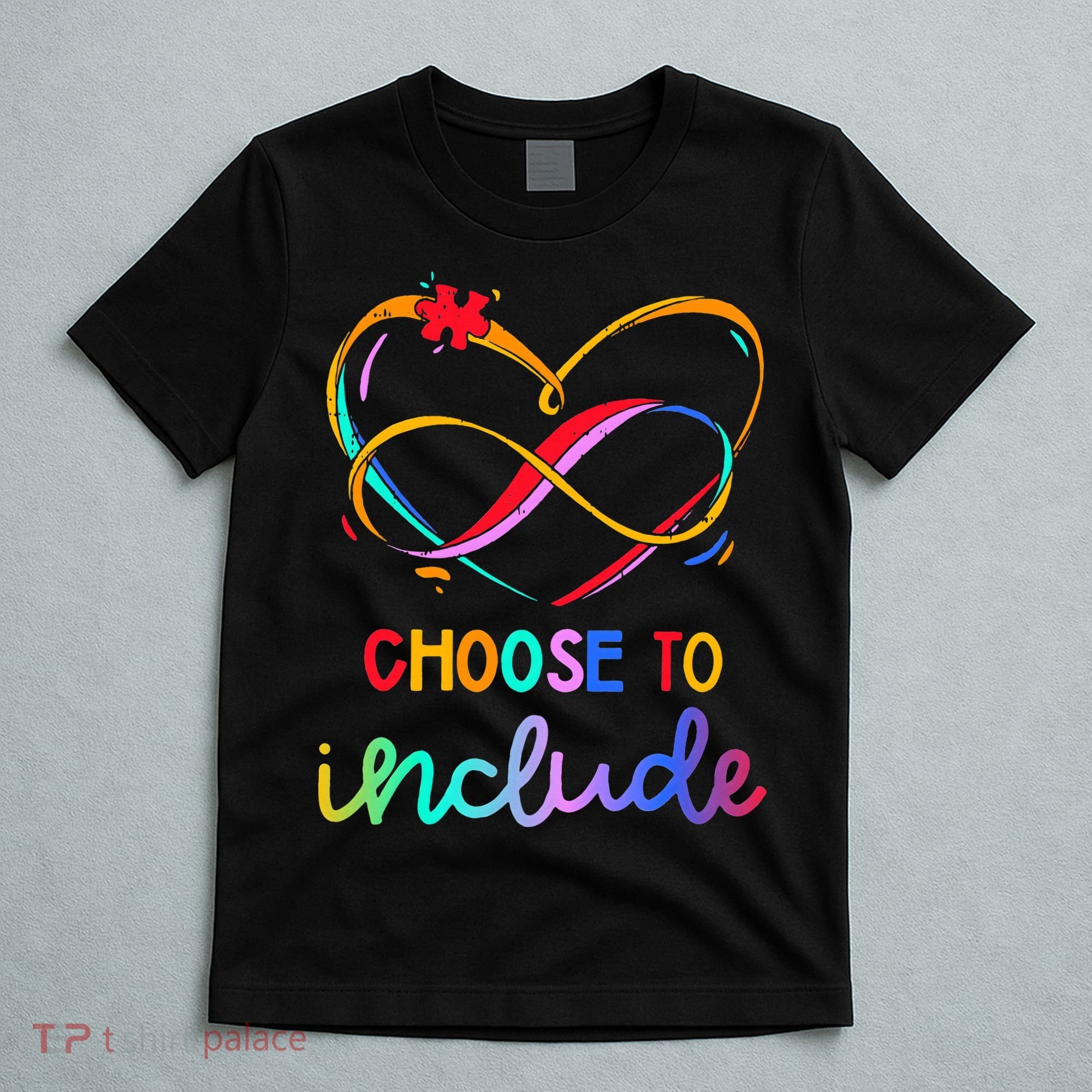 Choose Include Autism Day Teacher School T-Shirt