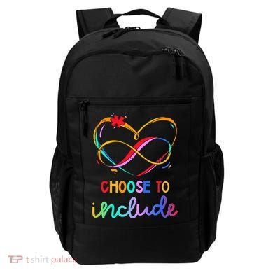 Choose Include Autism Day Teacher School Backpack