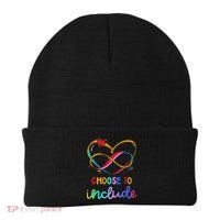 Choose Include Autism Day Teacher School Beanie thumb 0
